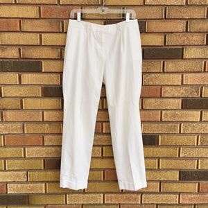 Brooks Brothers white cotton pants